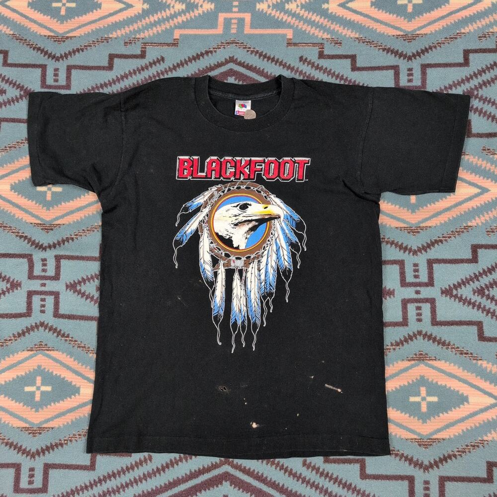 Blackfoot Band T-Shirt Mens Large 93-94 Tour Large Lynard Skyward Southern Music